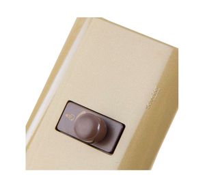 Placa dimmer genesis 300w dorada Schneider