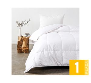 Plumón 1 plaza pluma Goose Down blanco Cannon Home
