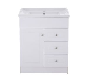Mueble vanitorio 70 cm B70-PHNB+F-70 blanco Domsa