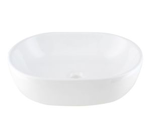 Lavamano sobreponer 47.5 cm loza blanco