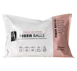 Almohada 50x70 cm Fiber Balls Cannon Home