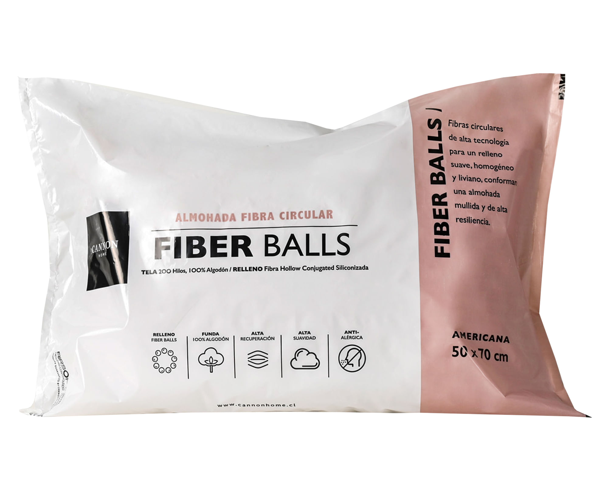 Cannon Almohada 50x70 cm Fiber Balls Cannon Home