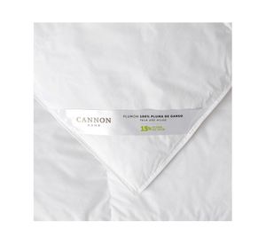 Plumón 1.5  plazas pluma Goose Down blanco Cannon Home