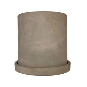 Macetero L Cilindro cemento Decogreen