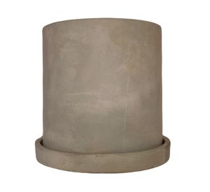 Macetero L Cilindro cemento Decogreen