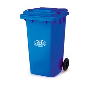 Basurero reciclaje 240 litros azul