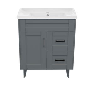 Mueble vanitorio 70 cm BM-DELUXE-70SKG+F-70 gris