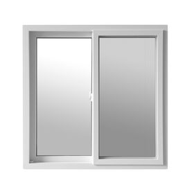 Ventana Pvc 100x100 cm Termopanel con gas Argón 2 hojas correderas blanco