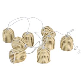 Guirnalda LED rattan 8L