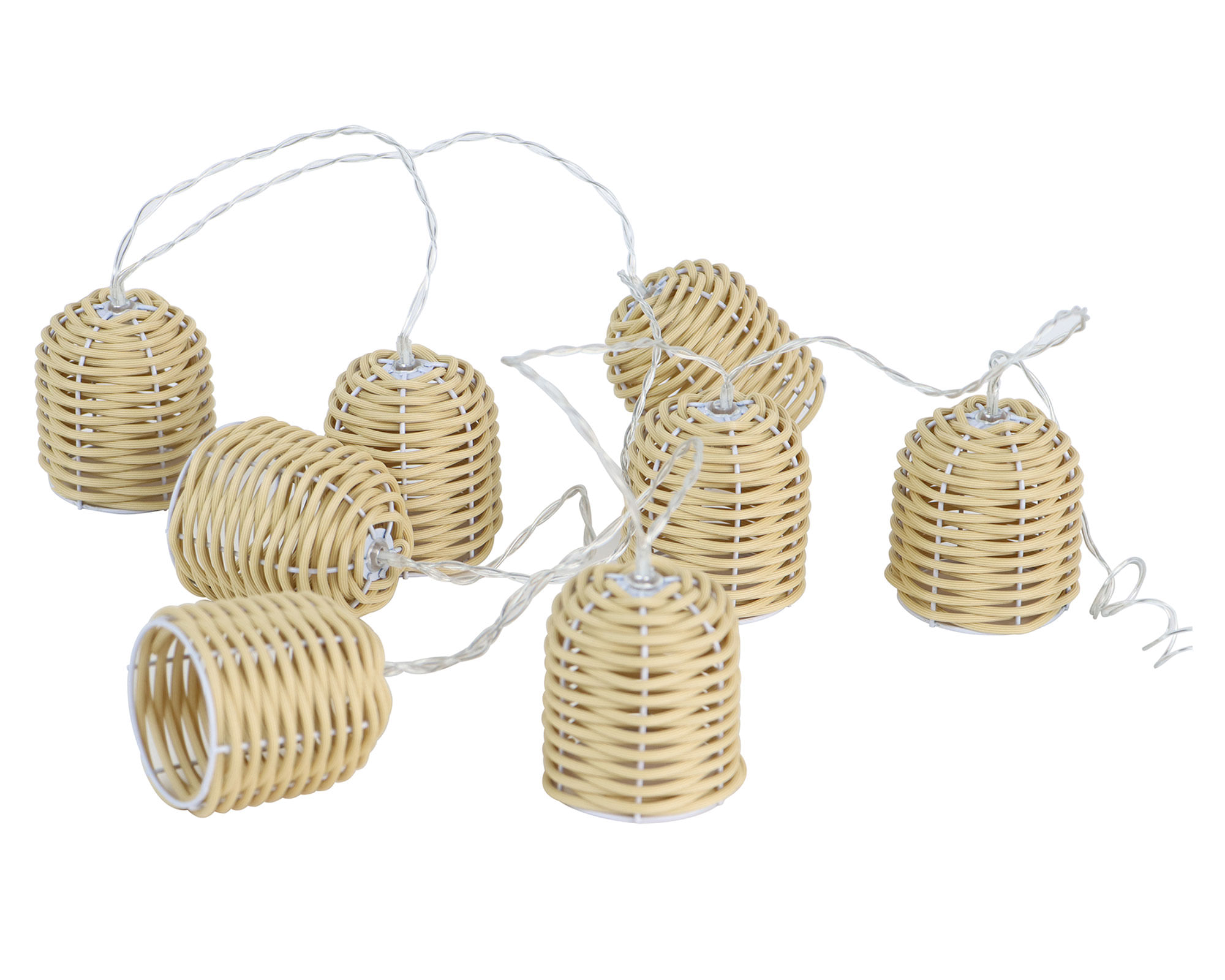 Guirnalda LED rattan 8L a $4.898