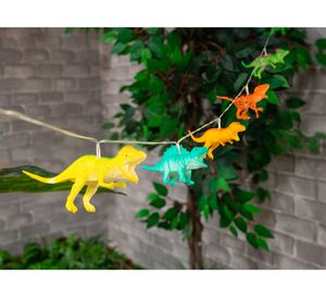 Guirnalda 170 cm 8L Dinosaurios luz cálida
