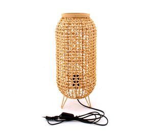 Lámpara mesa 1L E27 Bali house tubo