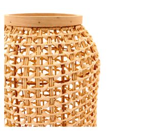 Lámpara mesa 1L E27 Bali house tubo