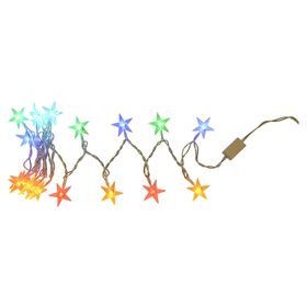 Guirnalda navidad LED 20L luz multicolor Estrella