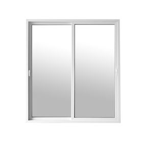 Ventana Pvc 150x205 cm Termopanel con gas Argón 2 hojas correderas blanco