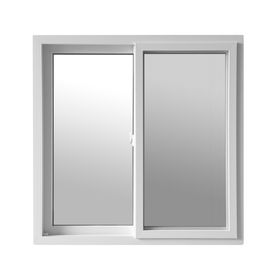 Ventana PVC 120x120 cm Monolítica 2 hojas correderas Blanco