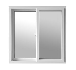 Ventana PVC 120x120 cm Monolítica 2 hojas correderas Blanco