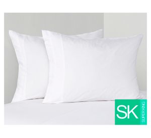 Juego de sábanas Súper King 300 hilos White blanco