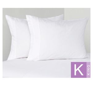 Juego de sábanas King 300 hilos White blanco