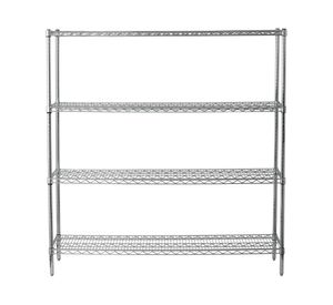 Estante 4 repisas OLYC186063-4 cromado