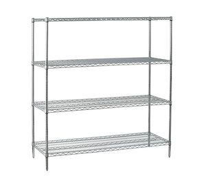 Estante 4 repisas OLYC186063-4 cromado