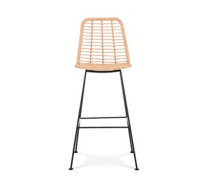 Taburete terraza ratan Creta natural