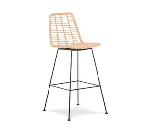 Taburete terraza ratan Creta natural