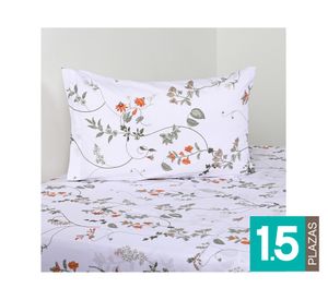 Sábanas 1.5 plazas 200 hilos Windy