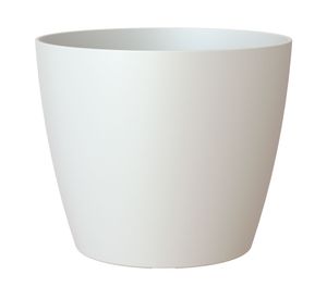 Maceta 30 cm San remo liso blanco