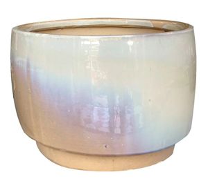 Maceta 32x26 cm cerámica Degrade blanco