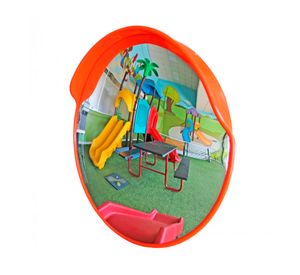 Espejo estacionamiento 80 cm rojo