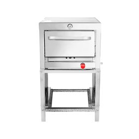 Horno semi industrial 1 cámara gas licuado gris