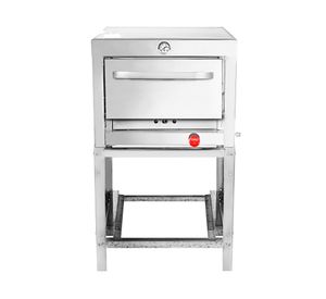 Horno semi industrial 1 cámara gas licuado gris