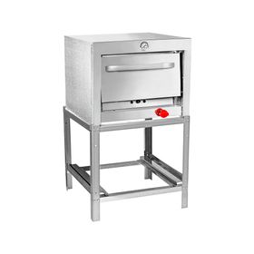 Horno semi industrial 1 cámara gas licuado gris