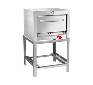 Horno semi industrial 1 cámara gas licuado gris