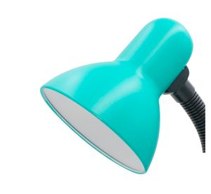 Lámpara de escritorio 40W E27 1L Flexible con pinza menta