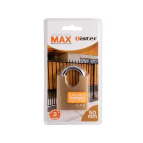 Candado bronce Max con hombros de 50 mm