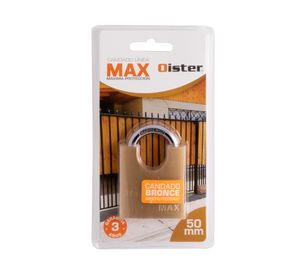 Candado bronce Max con hombros de 50 mm