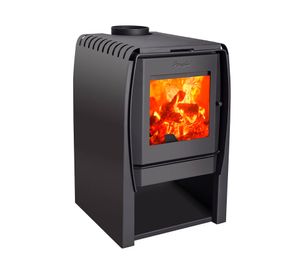 Estufa a leña Nordic 380 gris charcoal Amesti