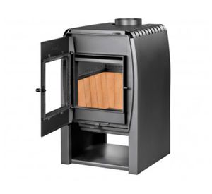 Estufa a leña Nordic 380 gris charcoal Amesti