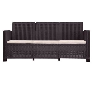 Set terraza 5 personas Sala Álamo Triple café/beige