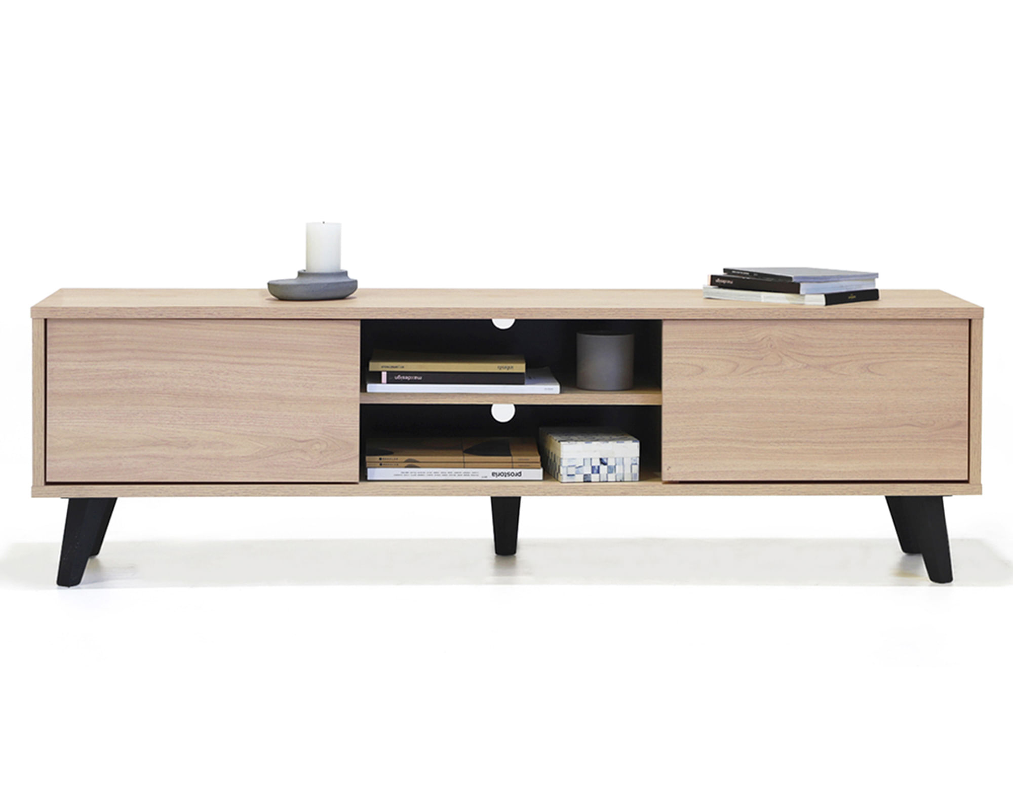 Medular Rack TV 55" bajo Atacama café claro