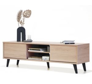 Rack TV 55" bajo Atacama café claro