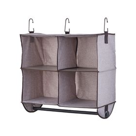 Organizador clóset colgante tela 4 espacios