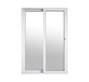 Ventanal PVC 140x205 cm Monolítico blanco 2 hojas correderas