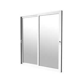Ventanal PVC 140x205 cm Monolítico blanco 2 hojas correderas