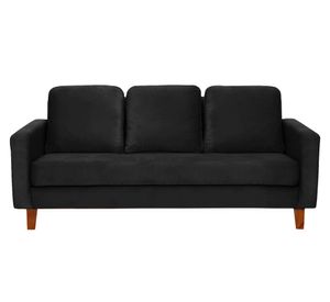 Sofá Venecia velvet negro