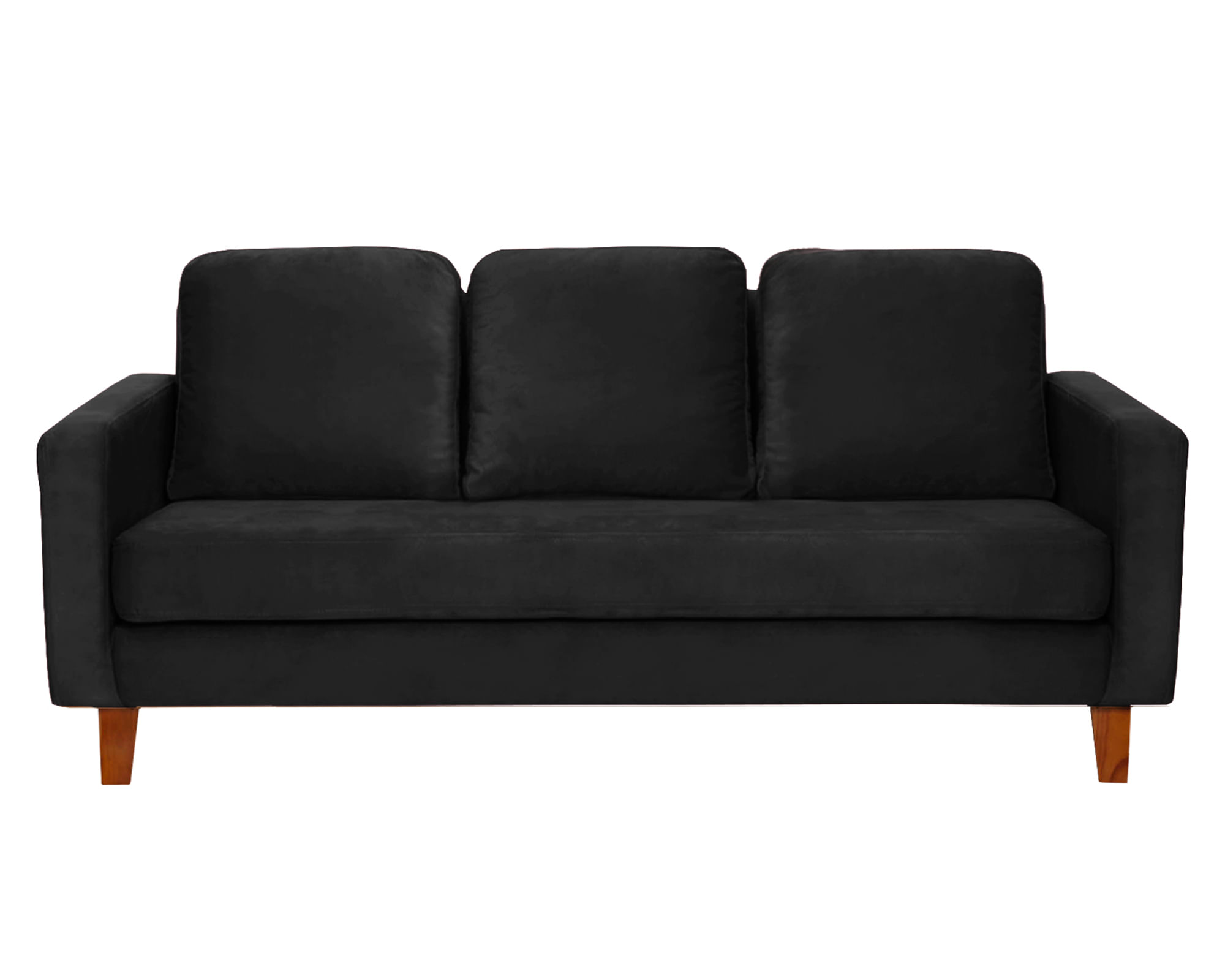 Latam Home Sofá Venecia velvet negro