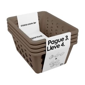 Set 4 canastos mini Lleve 4 pague 3 café