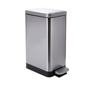 Basurero con pedal gris 15 lt